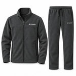 Textured Fleece Tracksuit Set