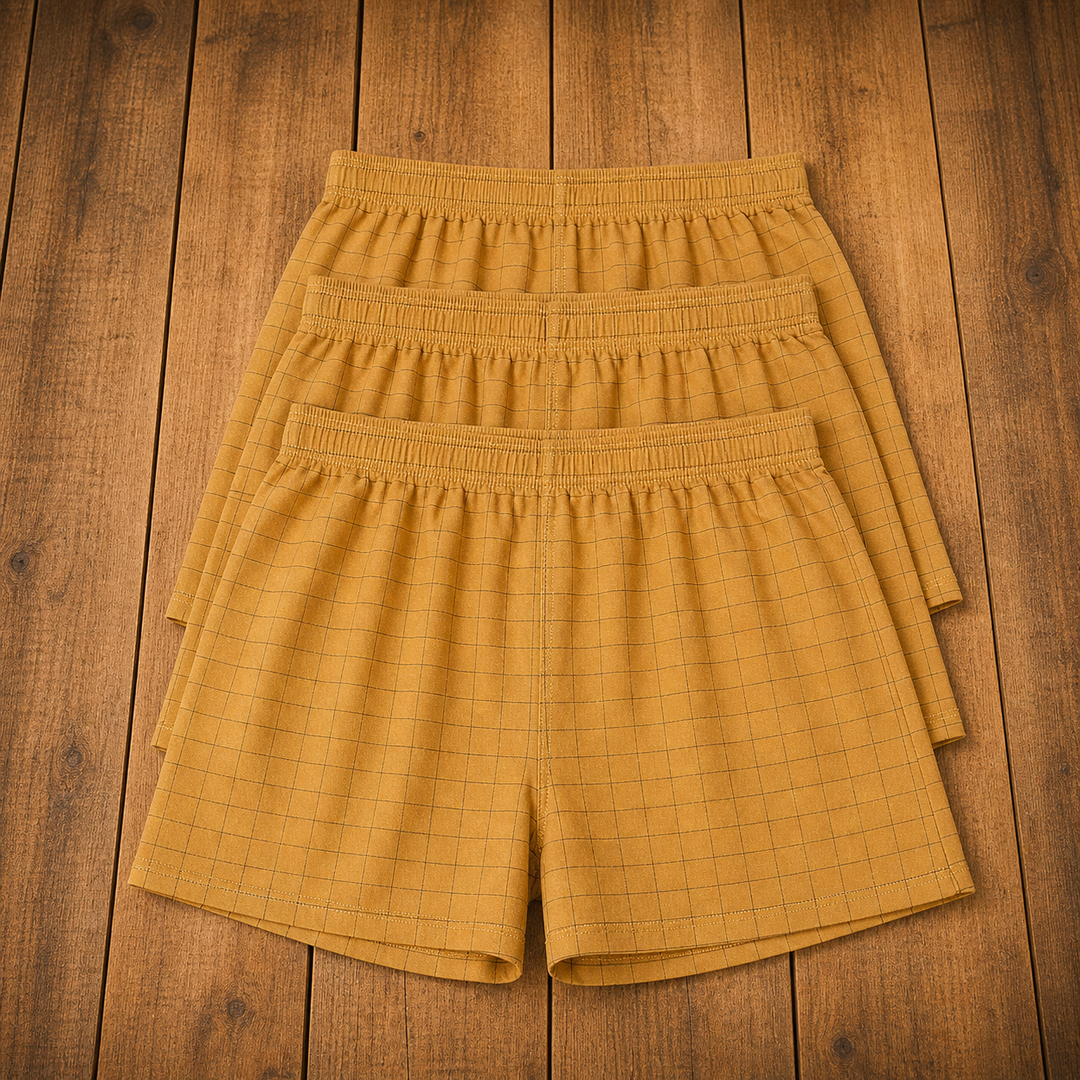 Plaid Cotton Boxers