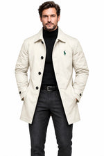 Embroidered Logo Car Coat