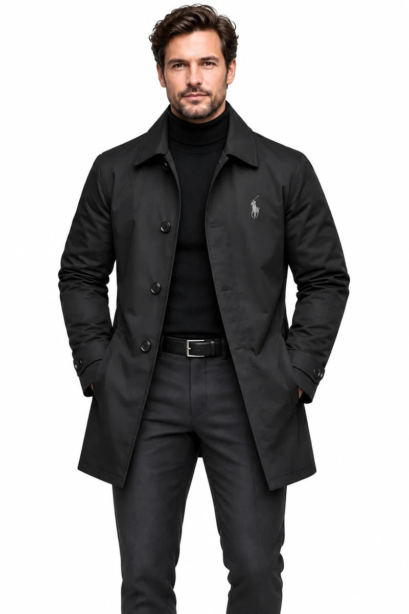 Embroidered Logo Car Coat