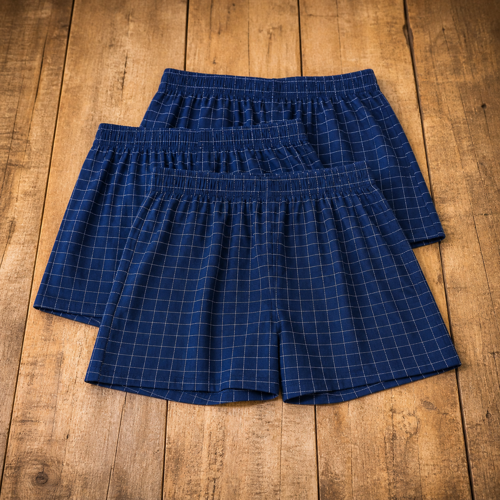 Plaid Cotton Boxers
